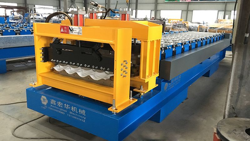 YX34-190-760 Glazed Tile Roof Panel Roll Forming Machine